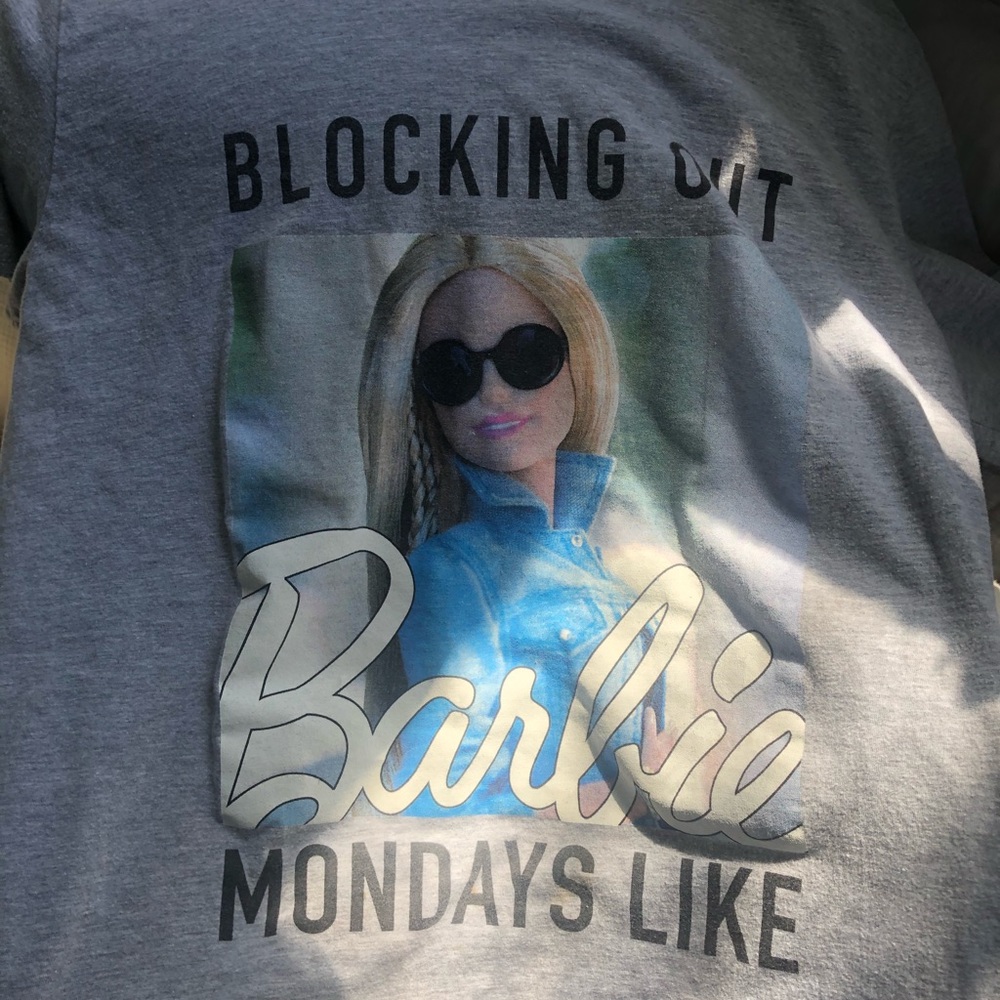 Barbie missguided graphic tee